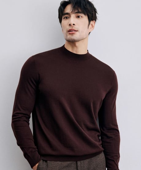 turtleneck sweater wool 100％ /3color　SH2310