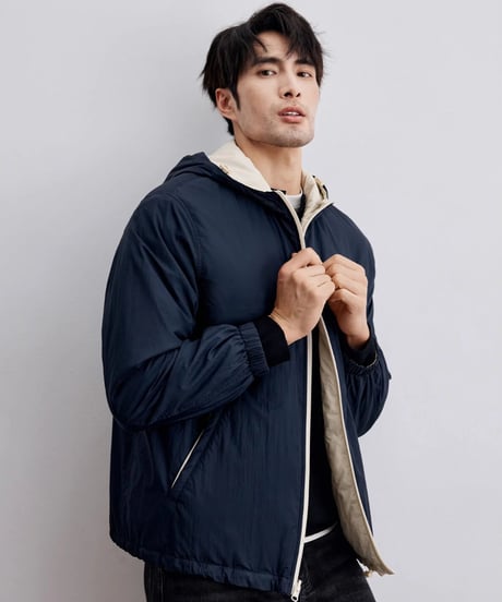 reversible hooded blouson　SH2318