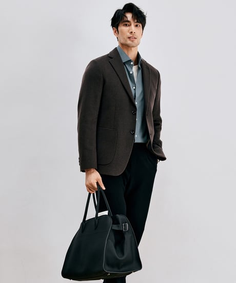 business casual shirt wool /2color　SH2612