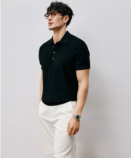 cotton polo shirt /2color　SH2483