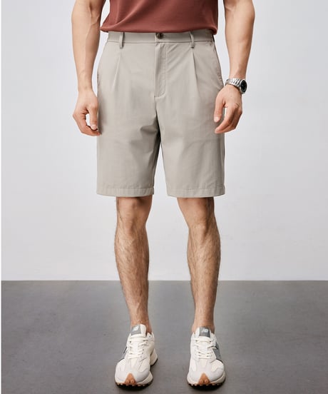 single pleat cool shorts /2color　SH2475
