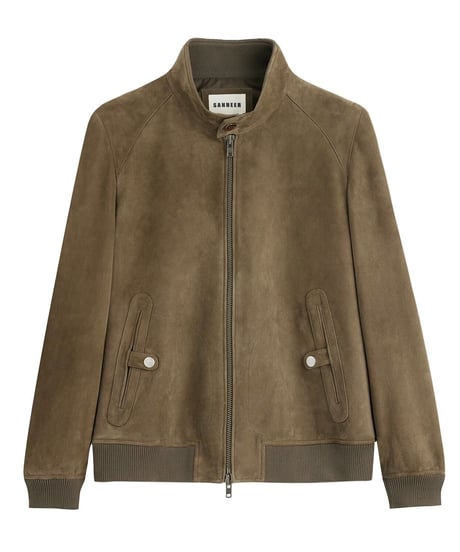 Harrington jacket sheepskin leather /2color　SH2254