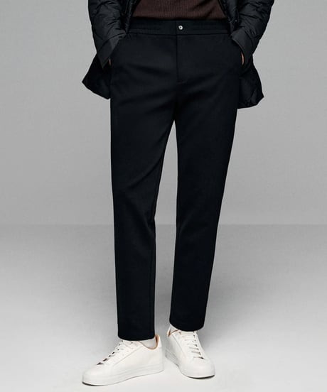 casual pants stretch elastic waist /2color　SH2651
