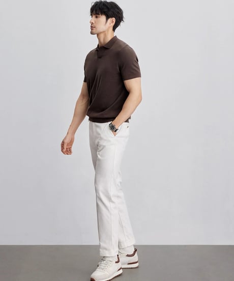 white denim jeans pants　SH2077
