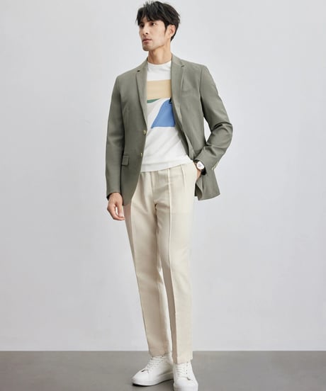 double pleat casual pants　SH2107
