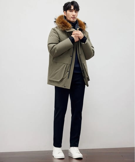 white goose down jacket　SH2185
