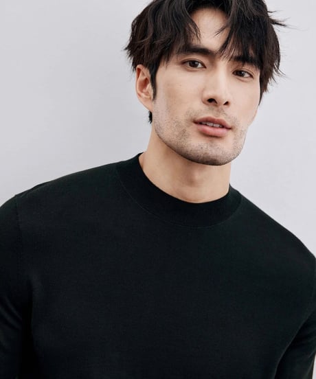 turtleneck sweater wool 100％ /3color　SH2310