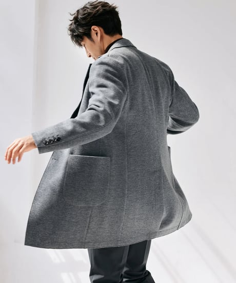 wool mid-length coat jacket　SH2435