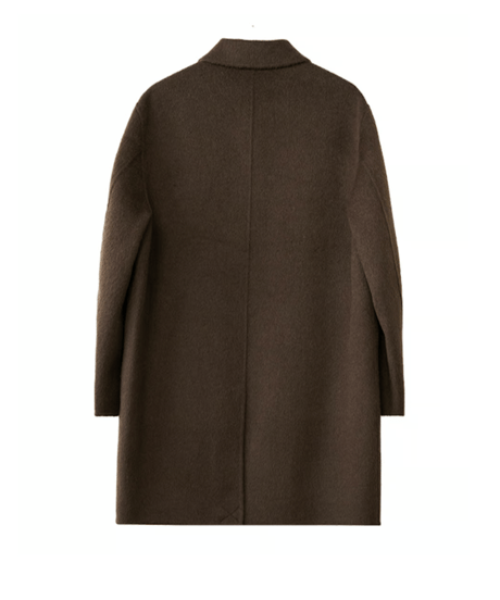 camel hair wool cashmere lapel coat　SH2559