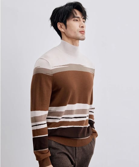 turtleneck sweater wool 100％　SH2317