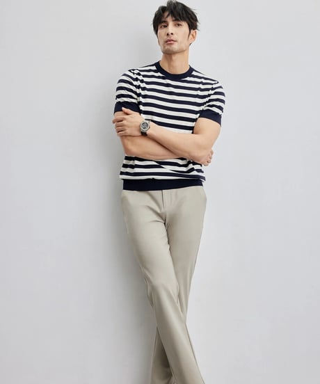 stretch slim casual pants /2color　SH2108