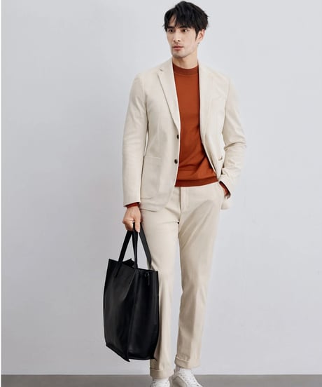corduroy slim casual jacket /2color　SH2314
