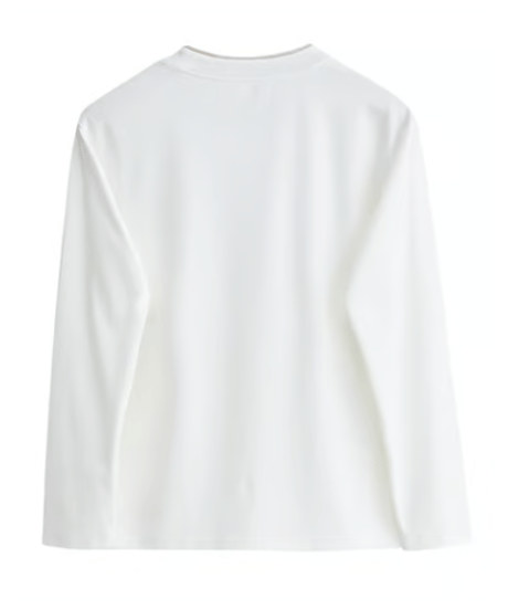 long round neck t-shirt /3color　SH2673
