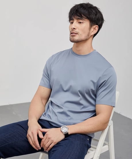 basic round neck t-shirt /4color　SH2519