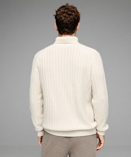 sweater turtleneck cashmere shirt /2color　SH2683