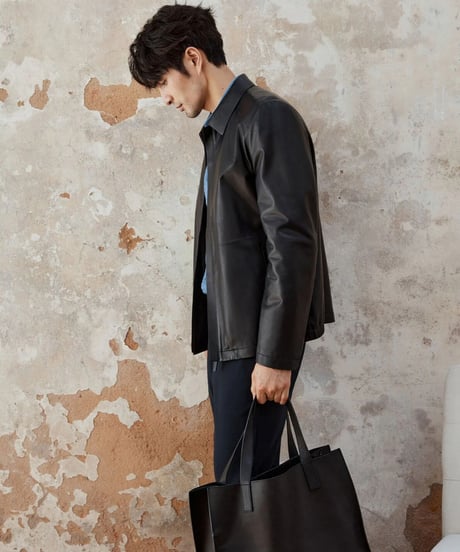 jacket mouton leather 100%　SH2012
