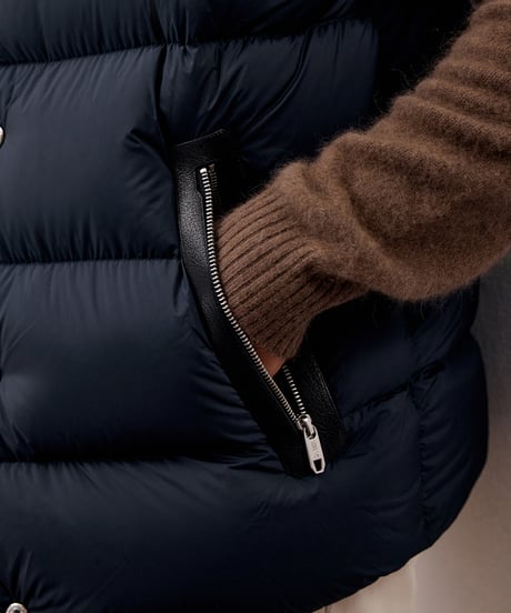 down jacket vest white goose /2color　SH2597