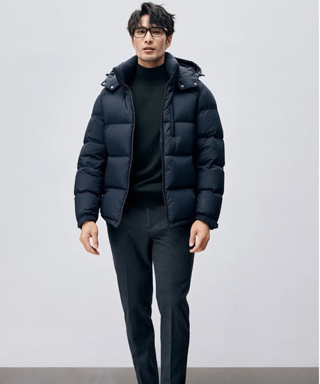 white goose short down jacket　SH2429