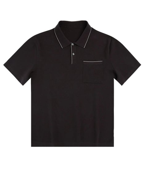 cotton knit polo shirt /2color　SH2534
