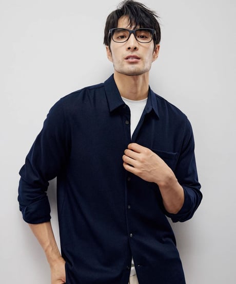 wool knit shirt　SH2217