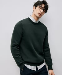 round neck sweatshirt /2color　SH2457