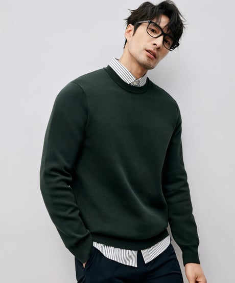 round neck sweatshirt /2color　SH2457