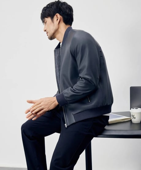 jacket lamb leather 100% /2color　SH2286