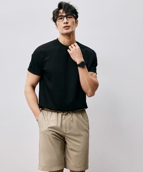 modal cotton round neck t-shirt /4color　SH2498