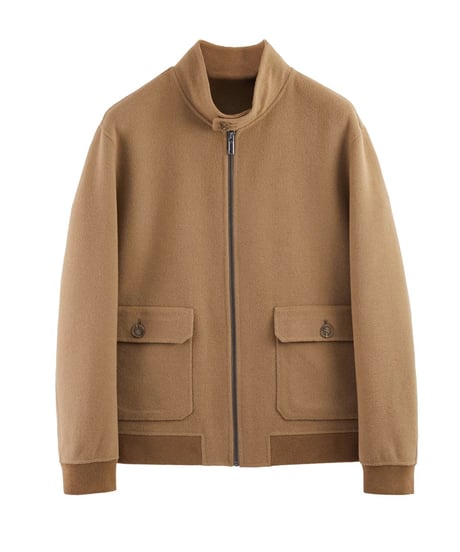 wool stand collar jacket /2color　SH2218