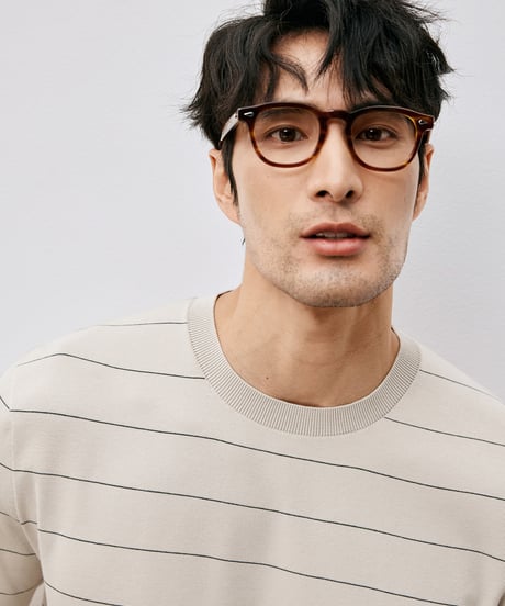 round neck knit short sleeve t-shirt /2color　SH2495