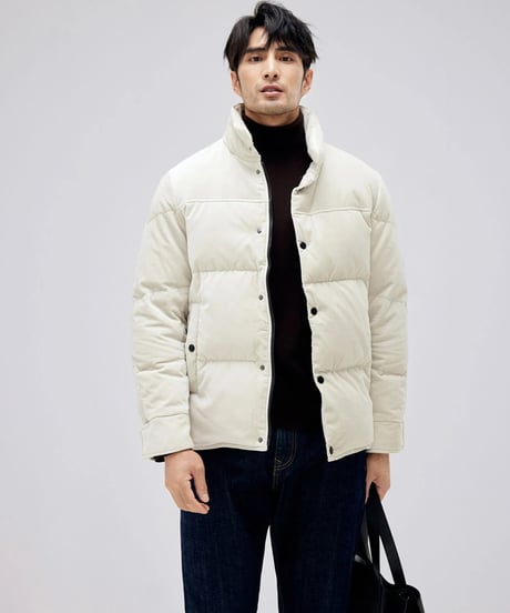 white duck down jacket　SH2157