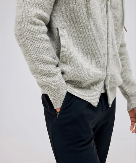 wool hooded cardigan　SH2165