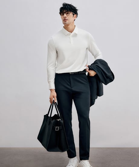 natural stretch pants /2color　SH2679