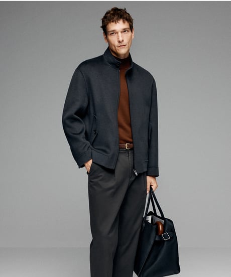 casual pants single pleat straight /2color　SH2606