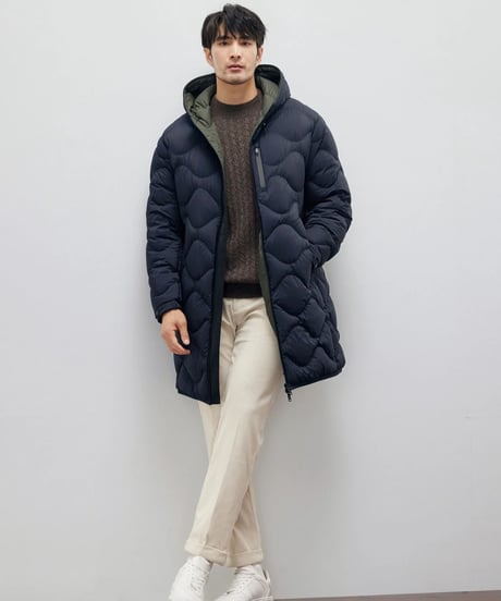 down jacket long /2color　SH2201