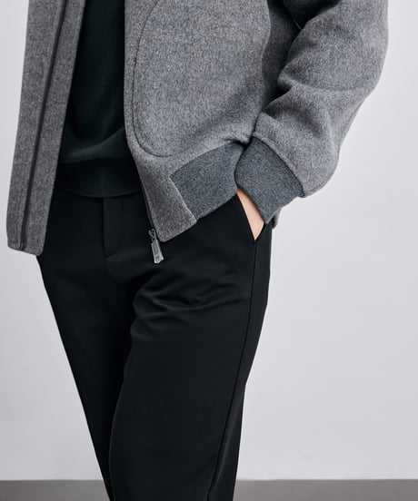 baseball collar wool tweed jacket /2color　SH2416