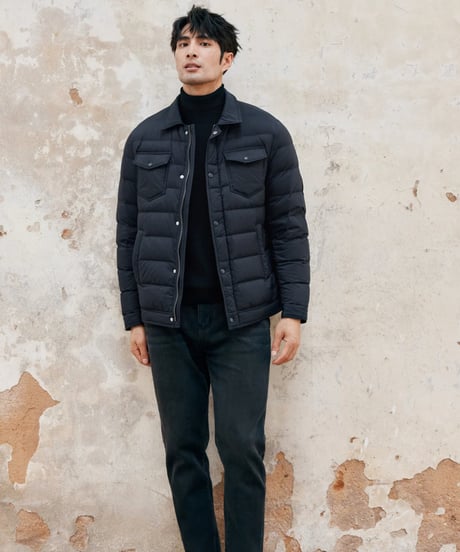 white goose down jacket /4color　SH2392
