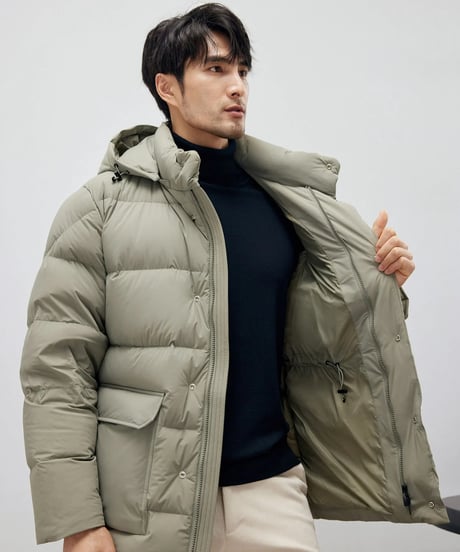white goose down jacket /2color　SH2202