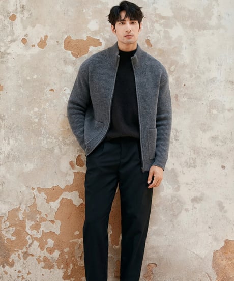 wool one-pleat casual pants /2color　SH2395