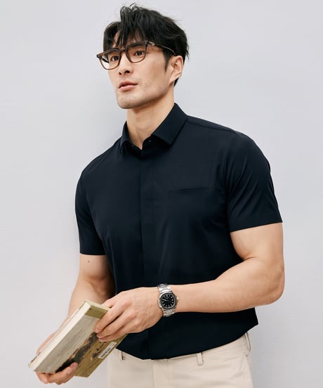 Ice silk cool shirt /2color　SH2543