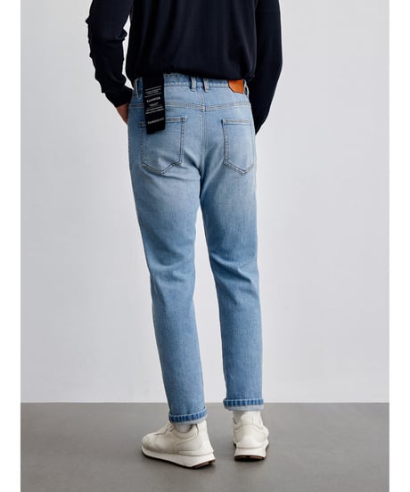 テーパード デニム オールシーズン ダッドパンツ