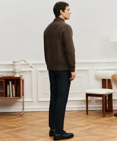 knitted jacket wool 100% /2color　SH2560