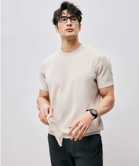 short sleeve t-shirt, high quality cotton /3color　SH2491