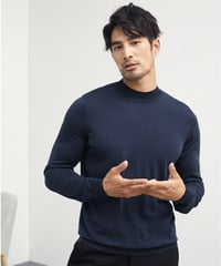 high neck sweater wool 100% /4color　SH2424