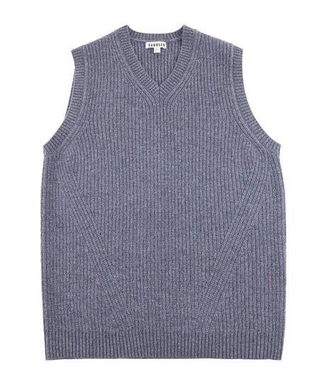 sweater sleeveless V neck wool /3color　SH2233
