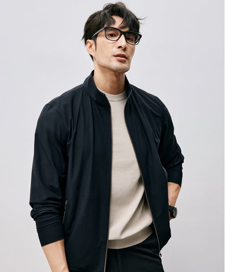 cotton jacquard t-shirt /2color　SH2546