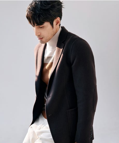 cashmere wool casual jacket /2color　SH2368