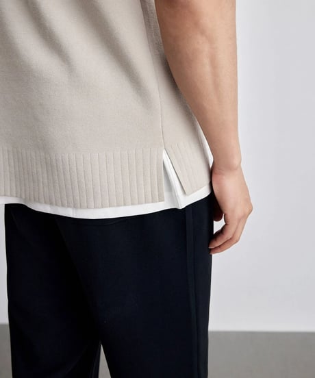 wool knit vest /2color　SH2131