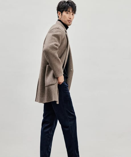 wool mid length coat　SH2444