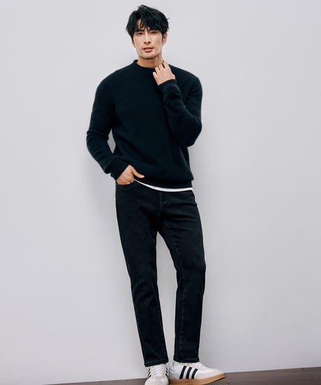 denim pants stretch slim straight fit　SH2579